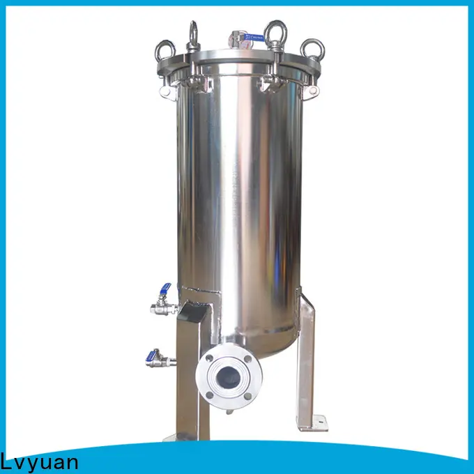 Lvyuan ss cartridge filter housing with fin end cap for food and beverage1 1