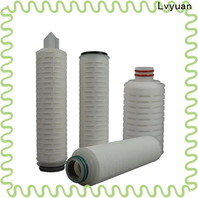 Lvyuan pleated filter cartridge suppliers with stainless steel for industry3 1
