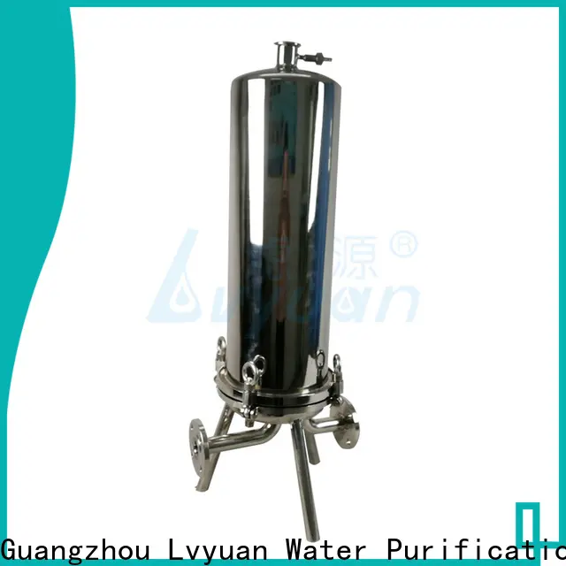 Lvyuan titanium stainless steel cartridge filter housing with fin end cap for industry 1