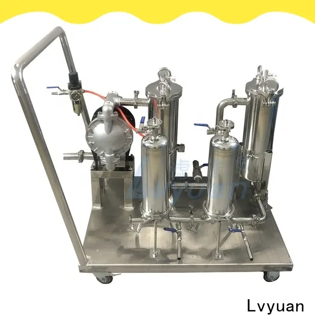 Lvyuan titanium stainless steel filter housing housing for food and beverage 1
