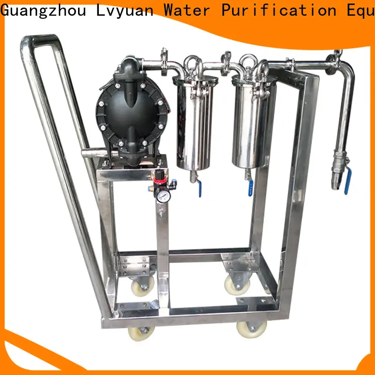 Lvyuan high end stainless water filter housing with fin end cap for oil fuel1 1