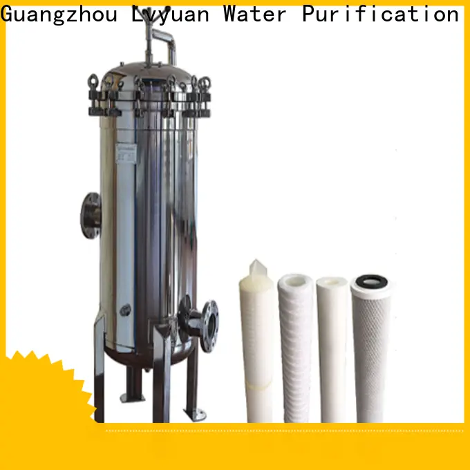 titanium stainless steel cartridge filter housing with fin end cap for sea water treatment 1