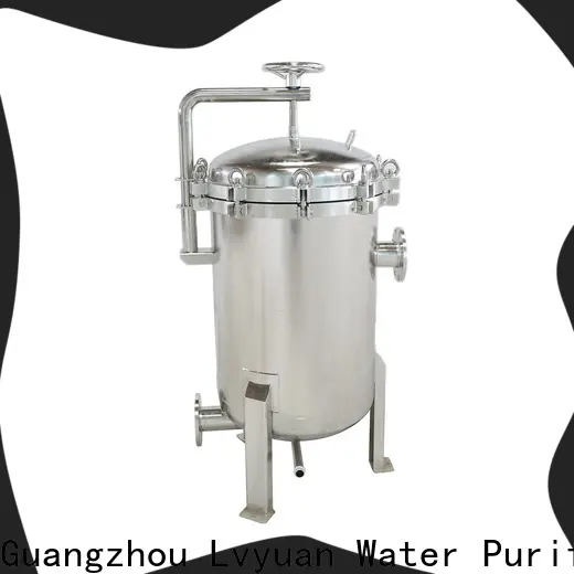 Lvyuan efficient ss filter housing manufacturers with fin end cap for oil fuel 1