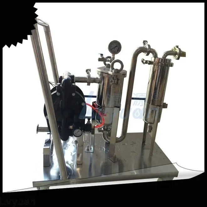 professional ss bag filter housing with fin end cap for sea water treatment 1