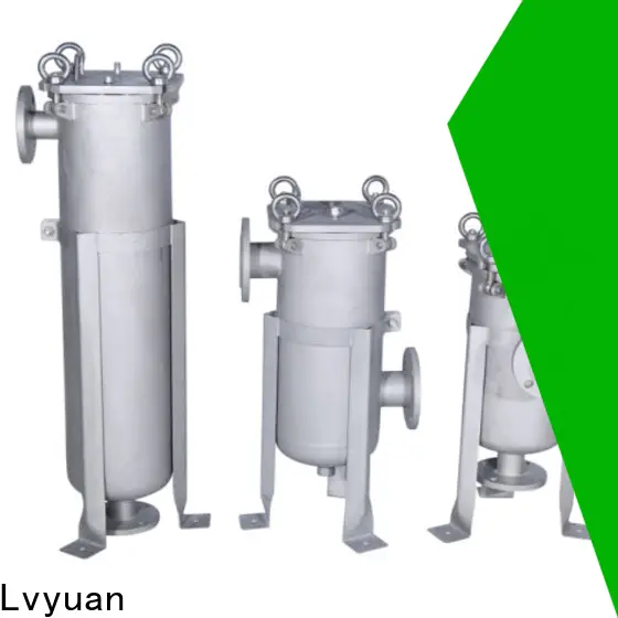 Lvyuan efficient ss filter housing manufacturers with fin end cap for sea water treatment 1