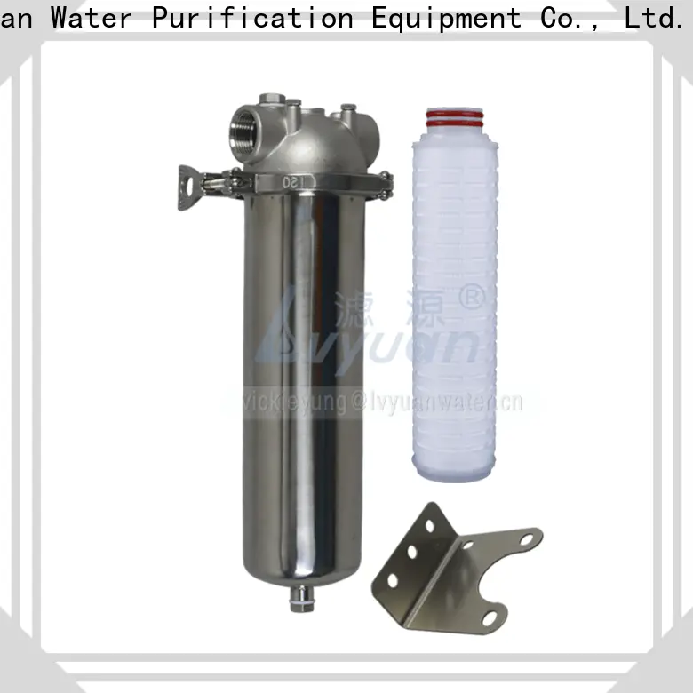 Lvyuan titanium stainless filter housing with fin end cap for industry 1