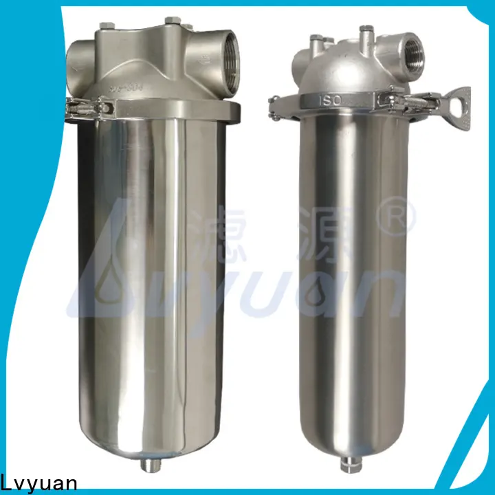 Lvyuan stainless water filter housing with fin end cap for oil fuel1 1