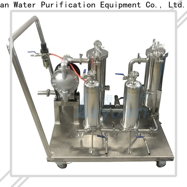 Lvyuan efficient stainless steel cartridge filter housing with fin end cap for sea water desalination1 1
