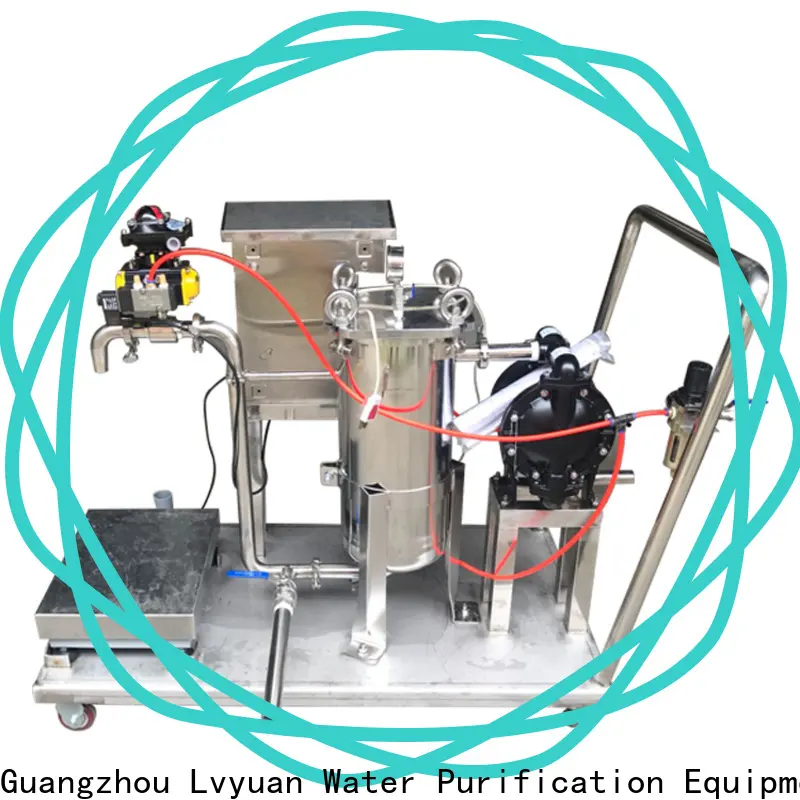 Lvyuan stainless filter housing with fin end cap for food and beverage3 1