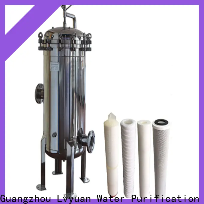 efficient stainless filter housing with fin end cap for sea water desalination1 1