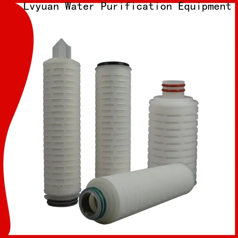 ptfe pleated water filter cartridge replacement for food and beverage 1