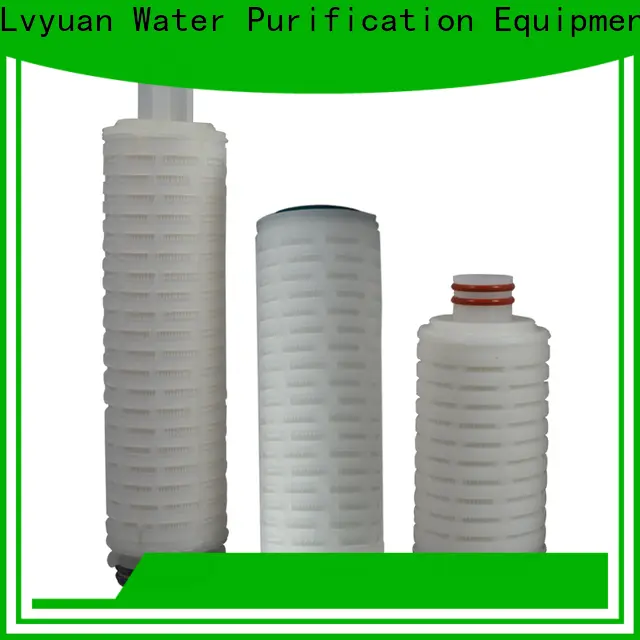 Lvyuan pvdf pleated filter manufacturers supplier for organic solvents 1