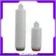 Lvyuan pvdf pleated water filters supplier for liquids sterile filtration 1
