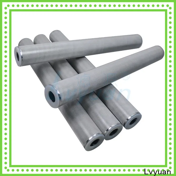 Lvyuan activated carbon sintered ss filter rod for industry1 1