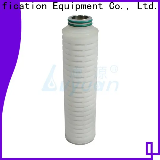 Lvyuan pleated filter manufacturers with stainless steel for organic solvents 1