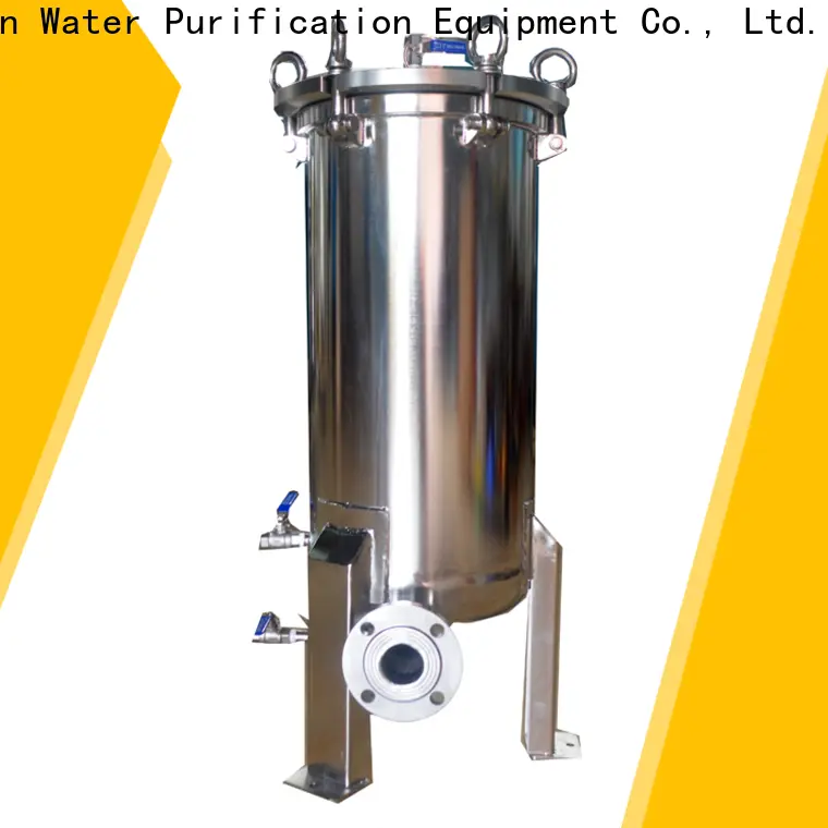 Lvyuan high end stainless steel water filter housing with fin end cap for industry 1