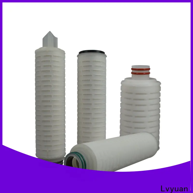 Lvyuan ptfe pleated water filter cartridge replacement for sea water desalination1 1