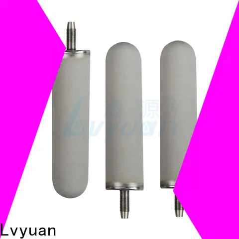 Lvyuan titanium sintered metal filter rod for food and beverage5 1