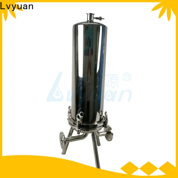 Lvyuan high end ss cartridge filter housing with fin end cap for industry 1