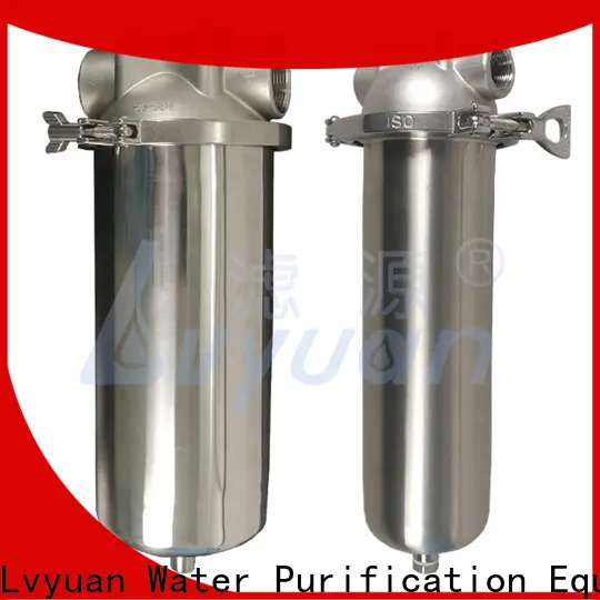 Lvyuan stainless steel cartridge filter housing with fin end cap for industry 1