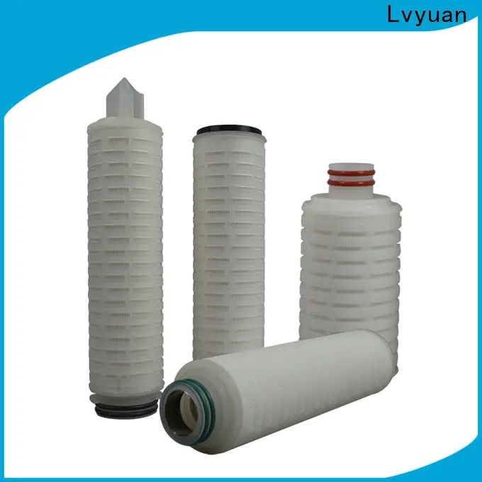 Lvyuan water pleated filter with stainless steel for food and beverage 1