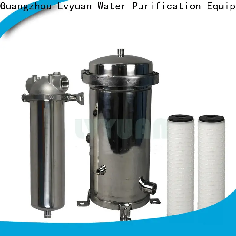 Lvyuan high end ss cartridge filter housing with fin end cap for oil fuel1 1