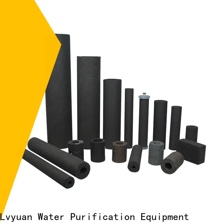 activated carbon sintered filter cartridge rod for food and beverage2 1