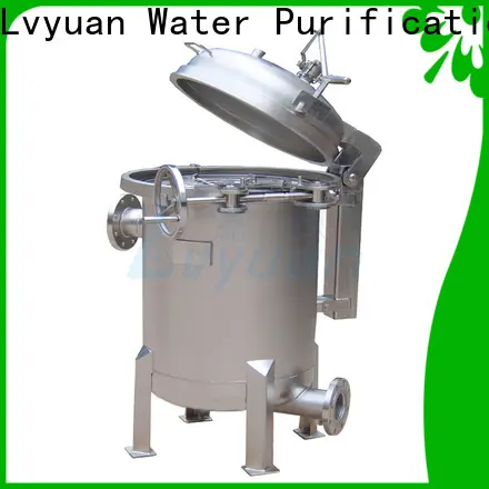 high end stainless water filter housing with fin end cap for sea water treatment 1