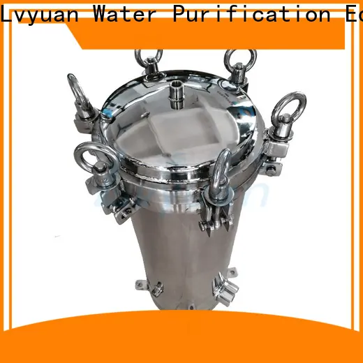Lvyuan efficient stainless steel cartridge filter housing with fin end cap for sea water treatment 1