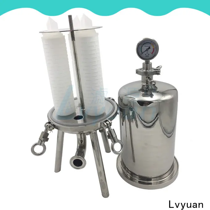 best stainless steel filter housing manufacturers with fin end cap for food and beverage 1