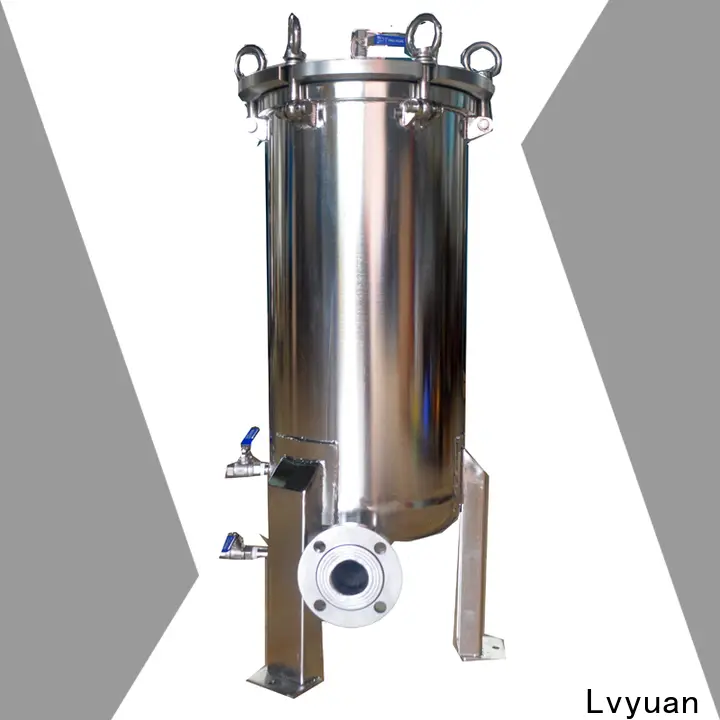 efficient ss filter housing with fin end cap for industry1 1