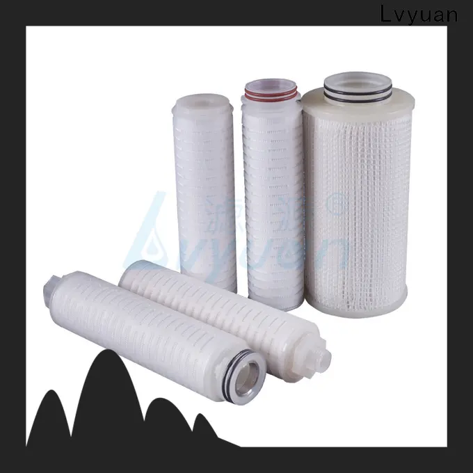water pleated water filter cartridge supplier for food and beverage 1