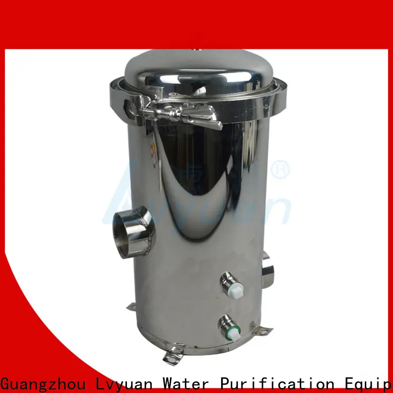 professional ss bag filter housing rod for sea water treatment 1