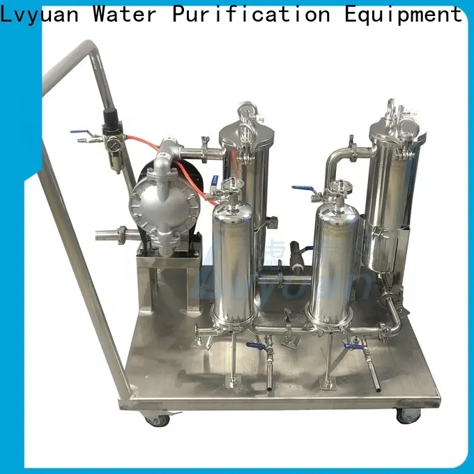 Lvyuan high end ss bag filter housing with core for industry 1