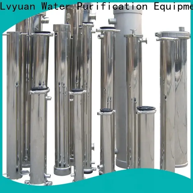 Lvyuan ss cartridge filter housing with fin end cap for sea water treatment5 1