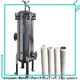 porous ss bag filter housing with fin end cap for food and beverage 1