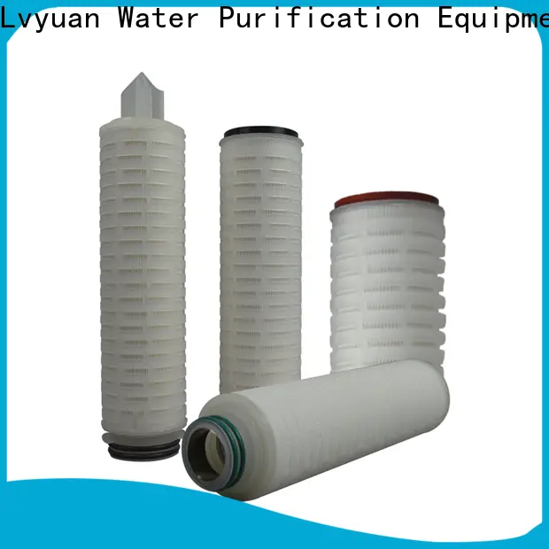 Lvyuan water pleated filter cartridge supplier for organic solvents 1