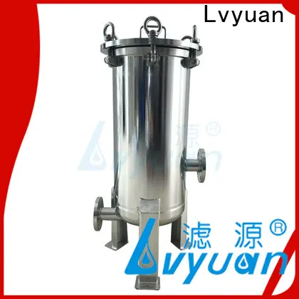 Lvyuan stainless steel water filter housing with fin end cap for industry2 1