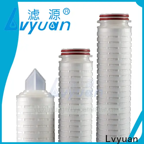 Lvyuan New pleated water filter cartridge factory for industry 1
