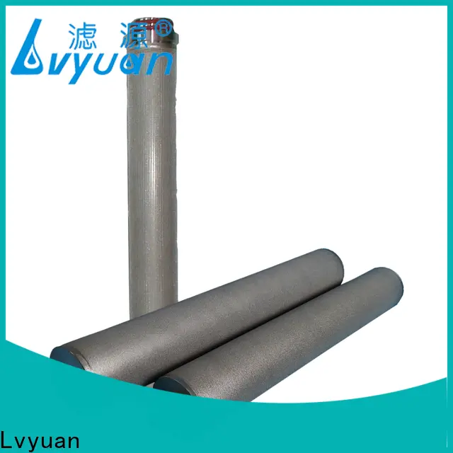 Lvyuan sintered ss filter cartridges manufacturers for industry 1