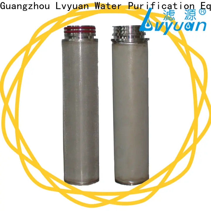 Lvyuan stainless steel sintered filter cartridge exporter for water purification 1