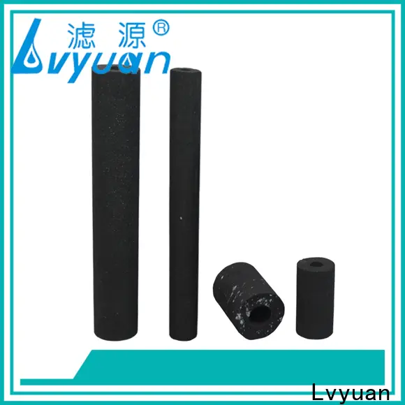 Lvyuan Professional carbon block filter cartridge factory for water purification 1