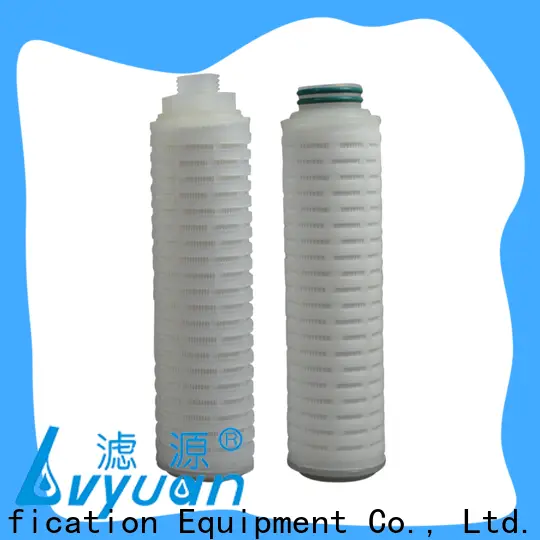 Hot sale pp pleated filter cartridge factory for purify 1