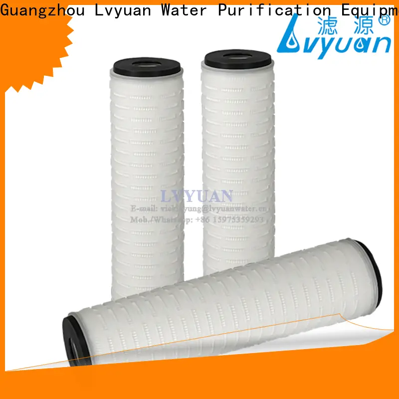Lvyuan High quality pp pleated filter cartridge wholesale for purify 1