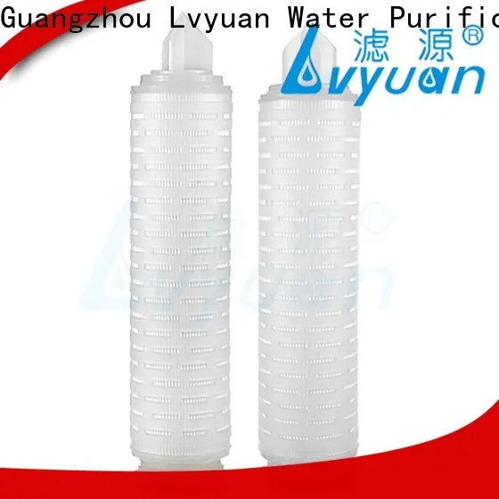 Lvyuan Hot sale pleated filter cartridge suppliers for water purification 1