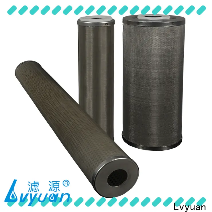 Lvyuan sintered ss filter cartridges factory for water purification 1
