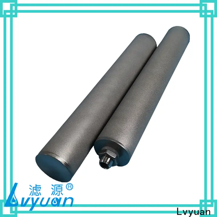 Lvyuan stainless steel powder sintered filter manufacturers for water 1