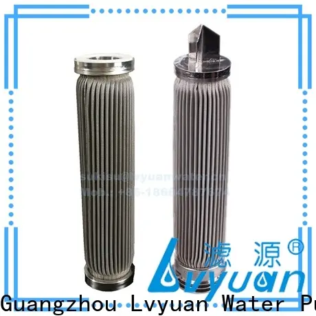 Lvyuan stainless steel sintered filter cartridge manufacturers for sea water 1