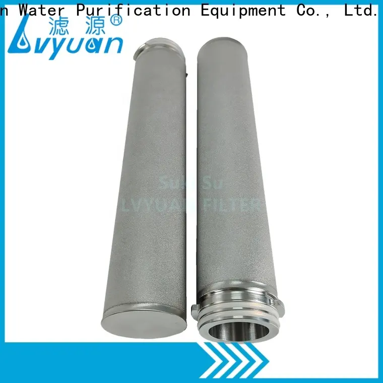 Lvyuan stainless steel sintered filter cartridge suppliers for water Purifier 1