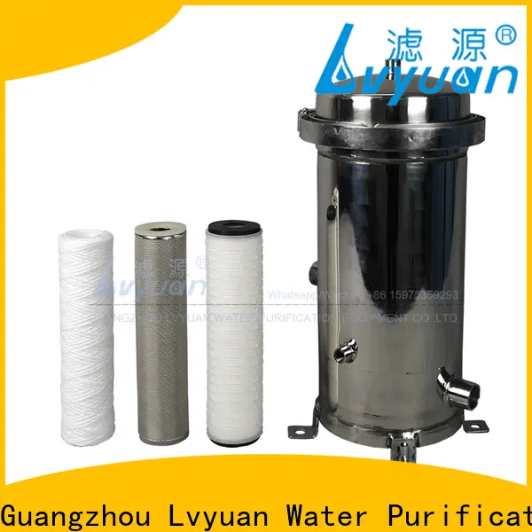 Lvyuan stainless steel cartridge filter housing suppliers for water 1